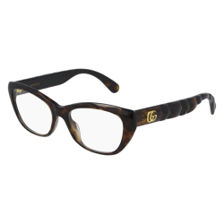 Occhiale Da Vista Donna | Gucci GG 0813O - 002 Havana